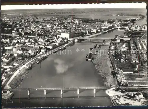 Chalon sur Saone Les Ponts sur la Saone vue aerienne Kat. Chalon sur Saone