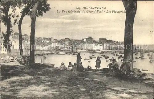 Douarnenez Vue generale du Grand Port Les Plomarchs Kat. Douarnenez