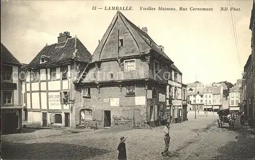 Lamballe Vieilles Maisons Rue Cornemuse Kat. Lamballe