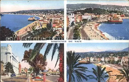 Nice Alpes Maritimes Vues generales Promenade Plage Cote d Azur Kat. Nice