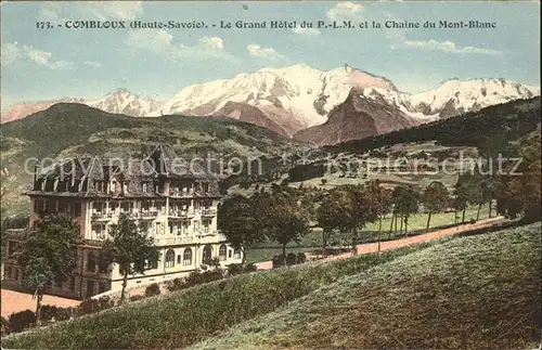 Combloux Grand Hotel du PLM Chaine du Mont Blanc Kat. Combloux