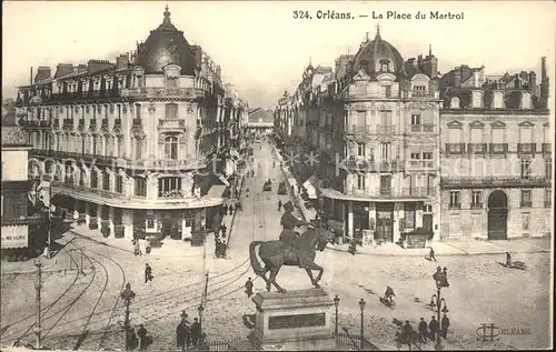 Orleans Loiret Statue de Jeanne d Arc Monument Place du Martroi Kat. Orleans