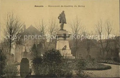 Ancenis Monument de Joachim du Bellay Statue Kat. Ancenis