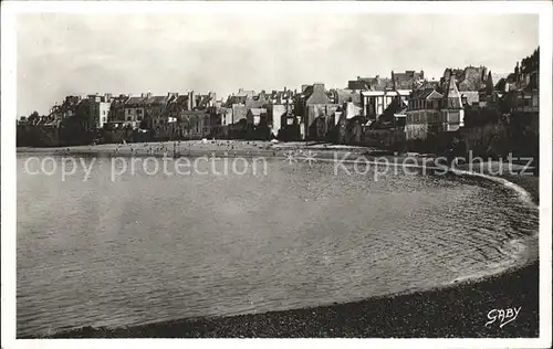 Saint Servan Ille et Vilaine Plage des Bas Sablons Kat. Saint Malo