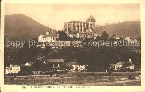 Saint Bertrand de Comminges Vue generale Cathedrale Kat. Saint Bertrand de Comminges