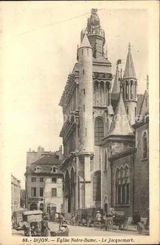 Dijon Cote d Or Eglise Notre Dame Le Jacquemart Kat. Dijon