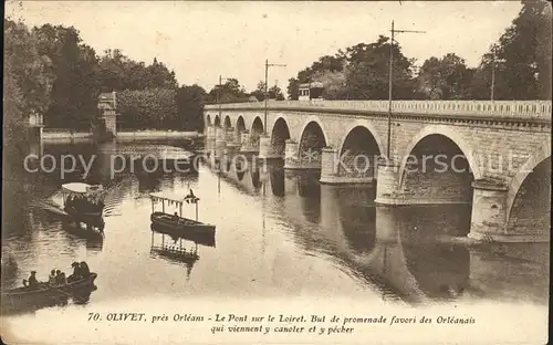 Olivet Loiret Pont sur le Loiret Kat. Olivet