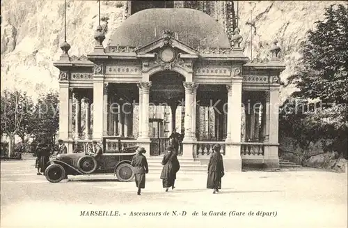 Marseille Ascenseurs de Notre Dame de la Garde Voiture Kat. Marseille