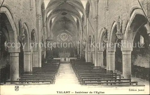 Talant Interieur de l Eglise Kat. Talant