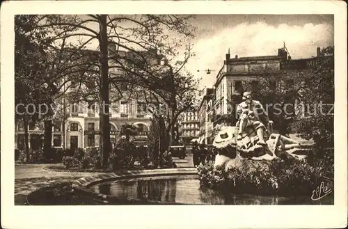 Toulouse Haute Garonne Square Wilson Statue Goudouli Kat. Toulouse