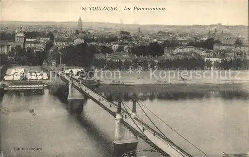 Toulouse Haute Garonne Vue panoramique Pont Kat. Toulouse