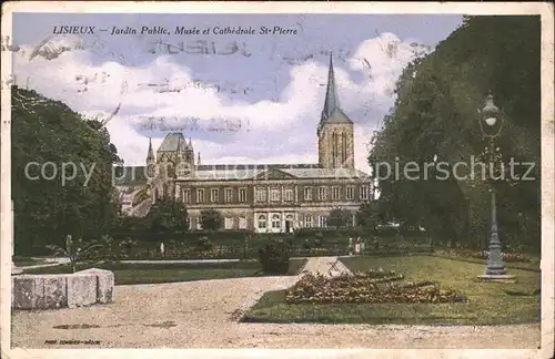 Lisieux Jardin Public Musee et Cathedrale Saint Pierre Kat. Lisieux