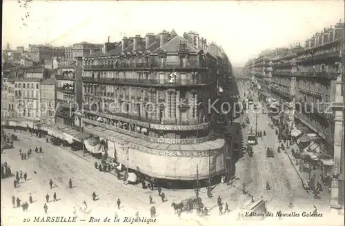 Marseille Rue de la Republique Kat. Marseille