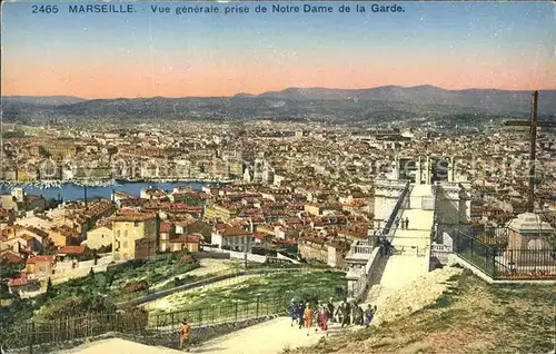 Marseille Vue generale prise de Notre Dame de la Garde Kat. Marseille