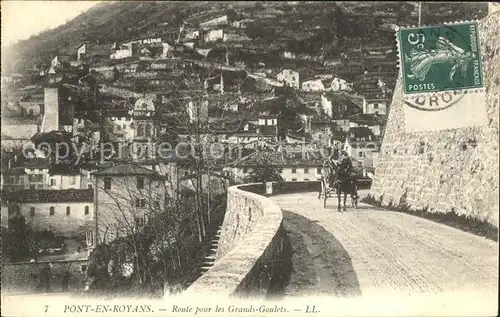 Pont en Royans Route pour les Grands Goulets Kat. Pont en Royans