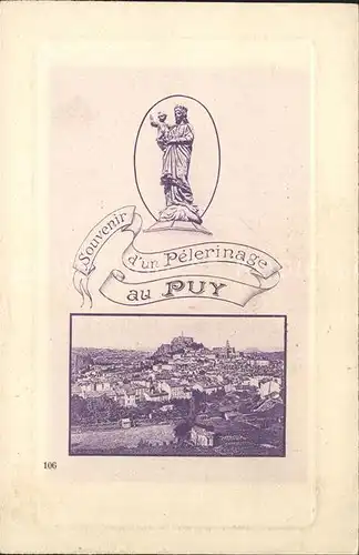 Le Puy en Velay Vue generale Pelerinage Kat. Le Puy en Velay