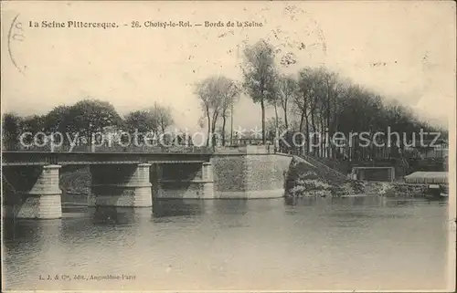 Choisy le Roi Pont Bords de la Seine Kat. Choisy le Roi