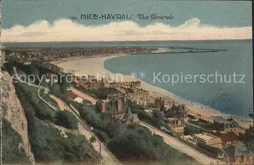 Nice Havrais Seine Maritime Vue generale Plage Cote d Azur Kat. Le Havre