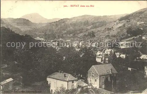 Royat Puy de Dome dans son Nid Panorama Kat. Royat
