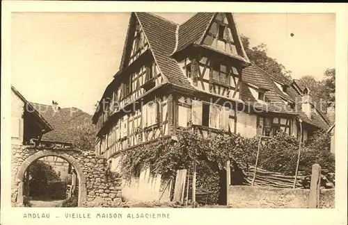 Andlau Vieille Maison Alsacienne Kat. Andlau