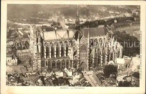 Amiens Cathedral vue aerienne Kat. Amiens