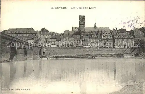 Nevers Nievre Les Quais de Loire Kat. Nevers