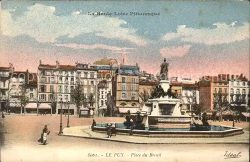 Le Puy en Velay Place du Breuil Monument Kat. Le Puy en Velay