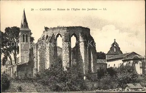 Cahors Ruines de l Eglise des Jacobins Kat. Cahors