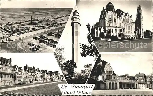 Le Touquet Paris Plage Piscine Hotel de Ville Phare Pelouses Casino Kat. Le Touquet Paris Plage