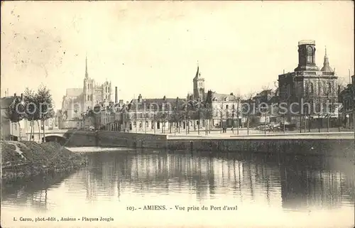 Amiens Vue prise du Port d aval Kat. Amiens