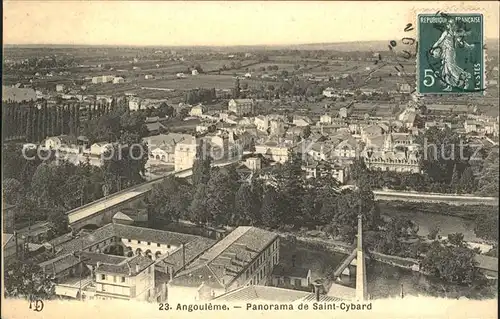 Angouleme Panorama de Saint Cybard Kat. Angouleme