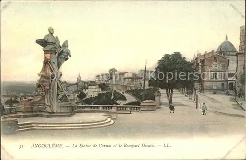 Angouleme Statue de Carnot Monument Rempart Desaix Kat. Angouleme