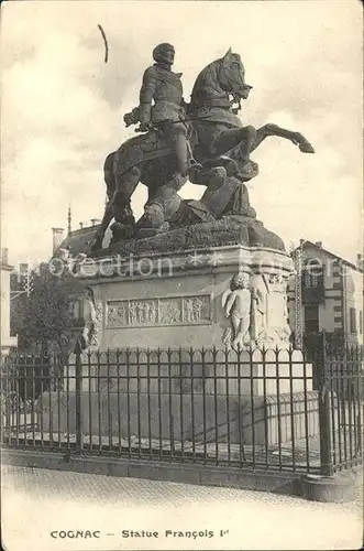 Cognac Statue Francois I Monument Kat. Cognac