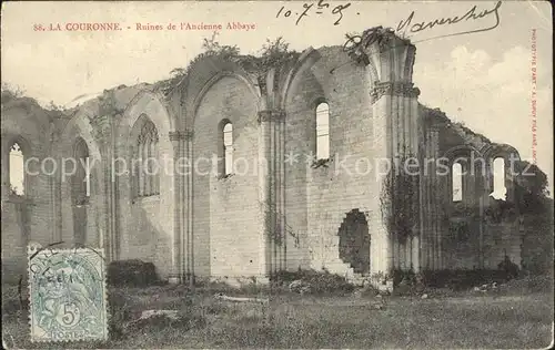 La Couronne Charente Ruines de l ancienne Abbaye Kat. La Couronne