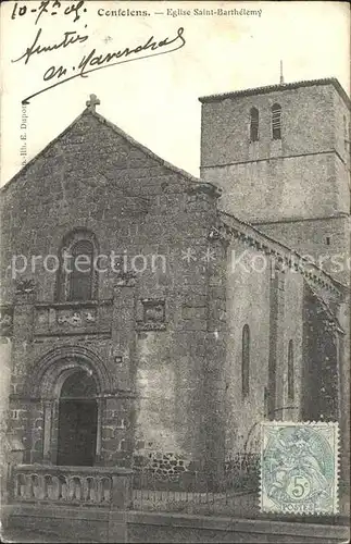 Confolens Eglise Saint Barthelemy Kat. Confolens