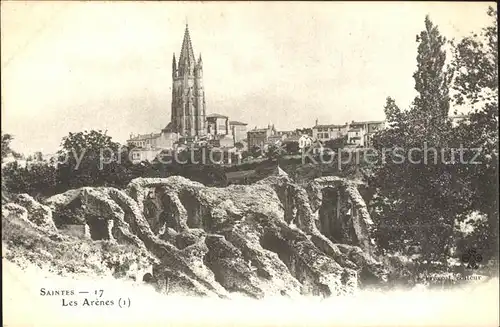 Saintes Charente Maritime Les Arenes Eglise Kat. Saintes