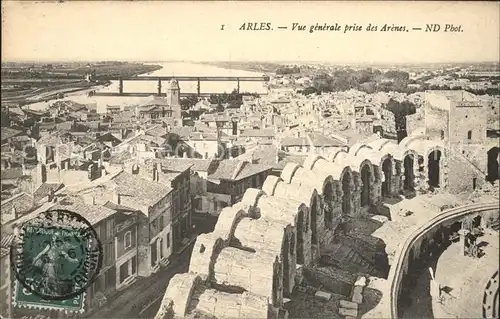 Arles Bouches-du-Rhone Vue generale prise des Arenes / Arles /Arrond. d Arles