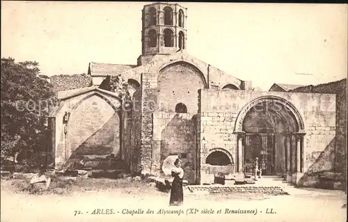 Arles Bouches-du-Rhone Chapelle des Alyscamps XI siecle Renaissance / Arles /Arrond. d Arles