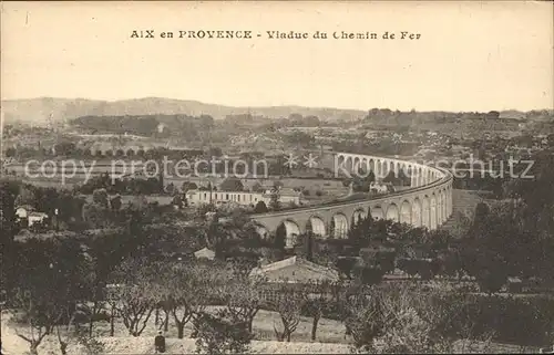 Aix en Provence Viaduc du Chemin de Fer Kat. Aix en Provence