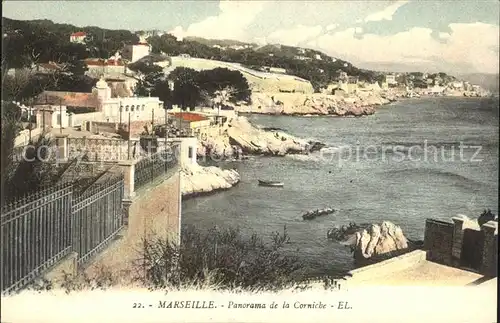 Marseille Panorama de la Corniche / Marseille /Arrond. de Marseille
