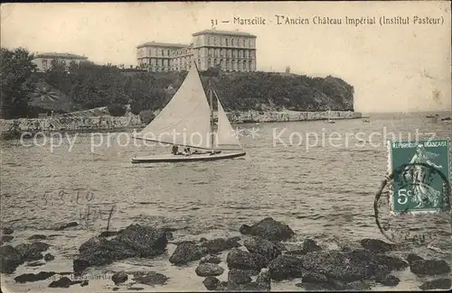 Marseille Ancien Chateau Imperial Institut Pasteur Bateau a voile / Marseille /Arrond. de Marseille