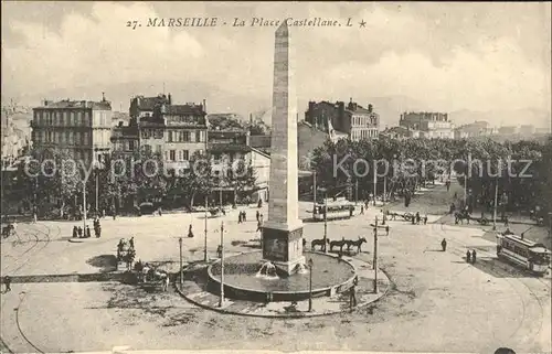 Marseille Place Castellane Obelisque Monument / Marseille /Arrond. de Marseille