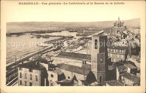 Marseille Cathedrale et Bassin de la Joilette / Marseille /Arrond. de Marseille
