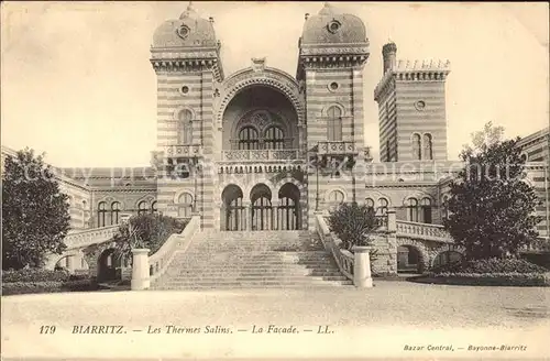 Biarritz Pyrenees Atlantiques Les Thermes Salins La Facade Kat. Biarritz