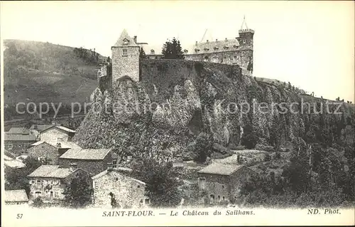 Saint Flour Cantal Chateau du Sailhans Kat. Saint Flour