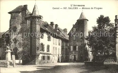 Salers Maison de Flogeac Monument Kat. Salers