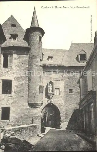 Uzerche Porte Barrachaude Kat. Uzerche