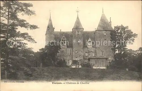Vierzon Chateau de Chaillot Schloss Kat. Vierzon