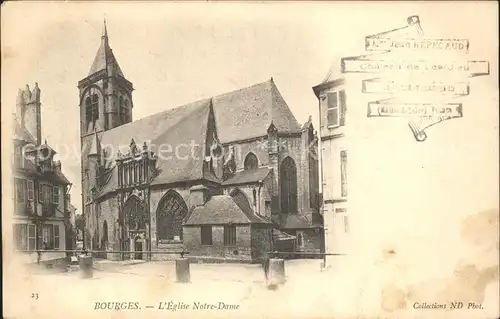 Bourges Eglise Notre Dame Kat. Bourges