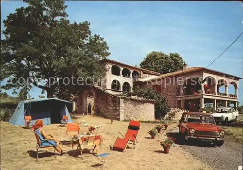 Balazuc Gorges de l Ardeche Mas de Chaussy Camping Kat. Balazuc